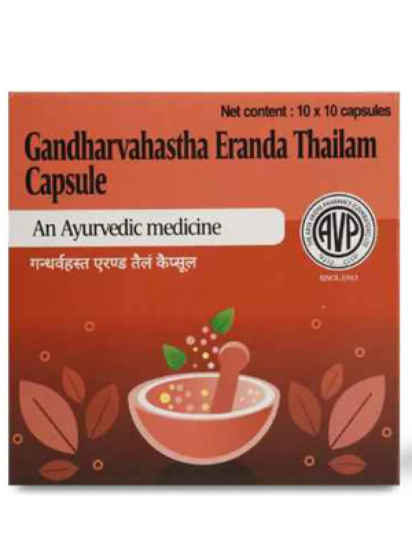 AVP Gandharvahastha Eranda Thilam Capsule