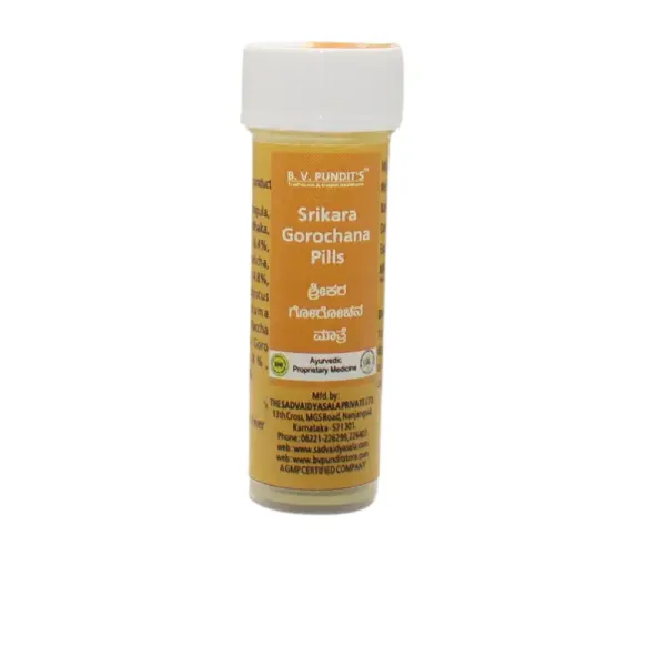 BV Pandit Srikara Gorochana Pills