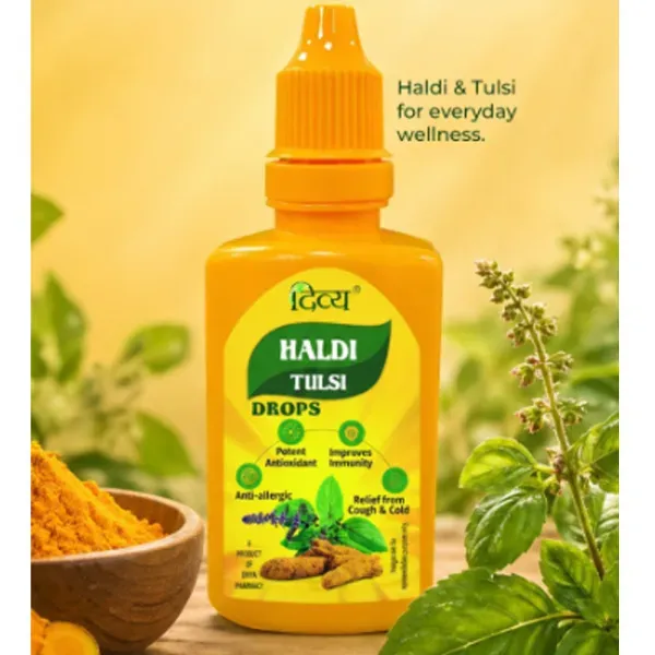 Divya Haldi Tulsi Drop