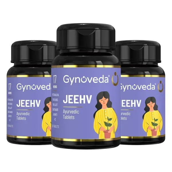 Gynoveda Jeehv Ayurvedic Supplement Tablet(3 Month Pack)
