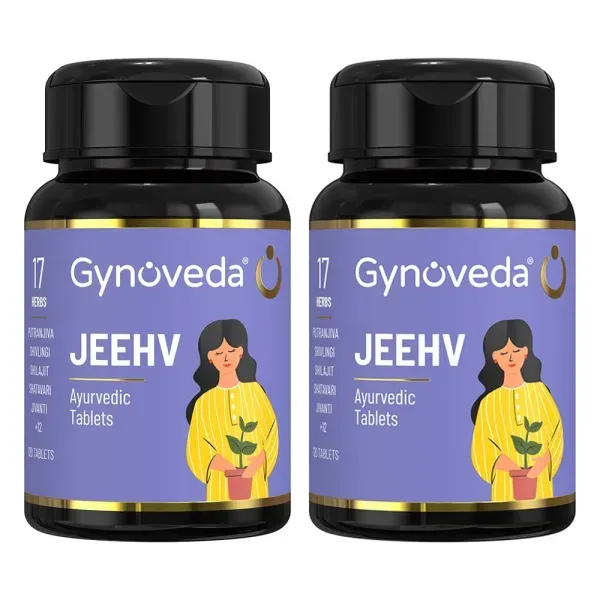 Gynoveda Jeehv Ayurvedic Supplement Tablet (2 Month Pack)