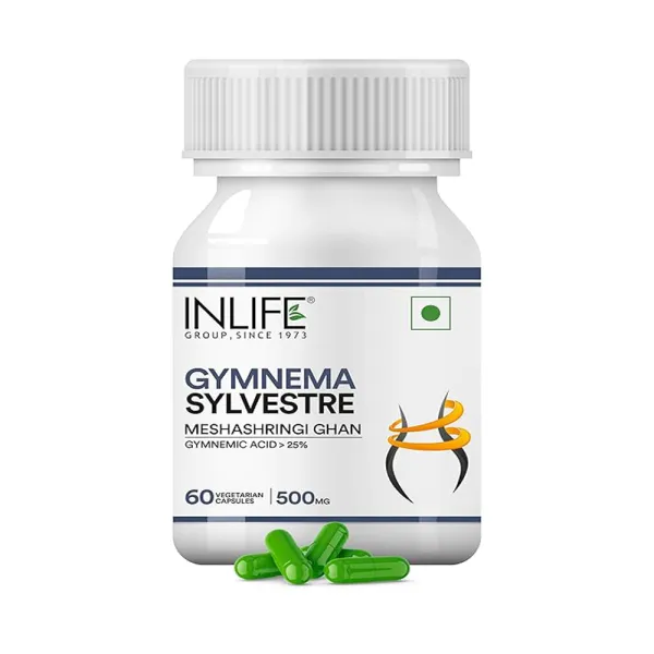 Inlife  Gymnema Sylvestre Capsules 500mg | Ayurvedic Herbal Supplement
