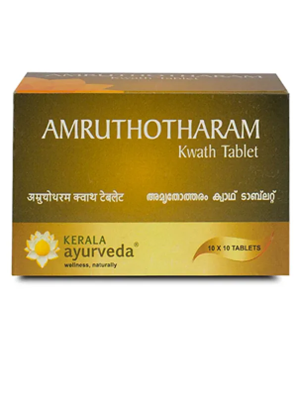 Kerala Ayurveda Amruthotharam Kwath Tablet