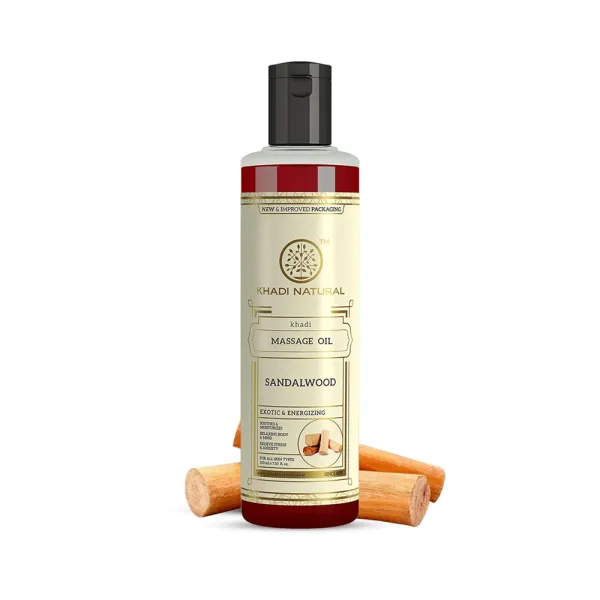 Khadi Natural Ayurvedic Sandalwood Massage Oil