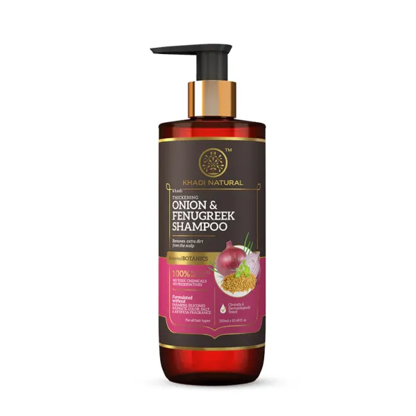 Khadi Natural Onion & Fenugreek Shampoo