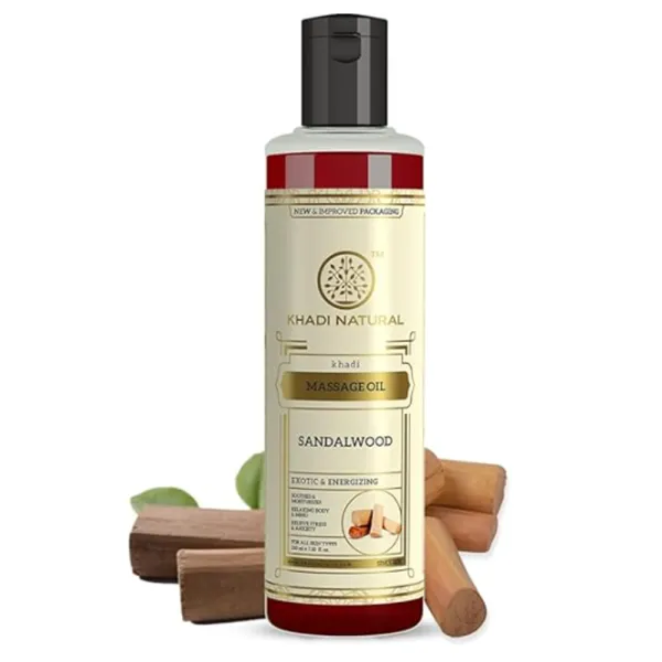 Khadi Natural Sandalwood Massage Oil