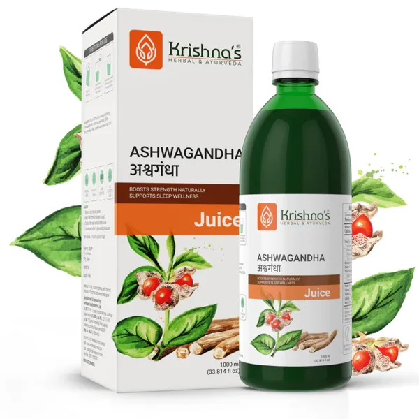 Krishna's Herbal & Ayurveda Ashwagandha Juice