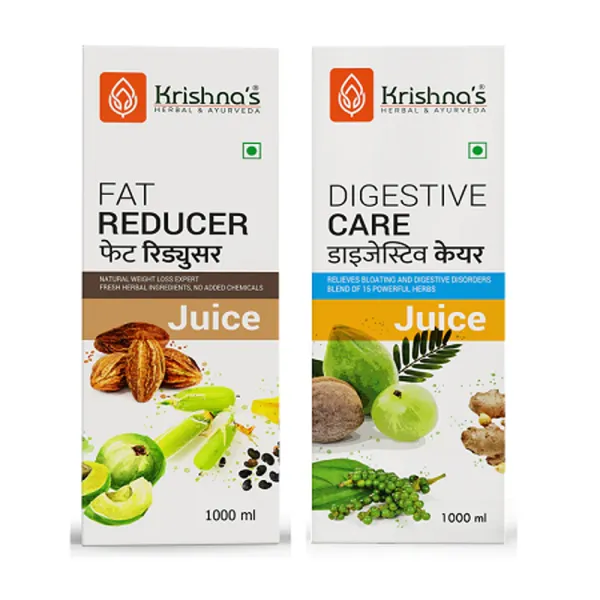 Krishna's Herbal & Ayurveda Fat Reducer Juice | Digestive Care Juice