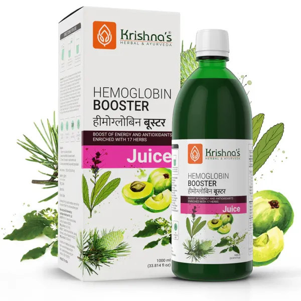 Krishna's Herbal & Ayurveda Hemoglobin Booster Juice