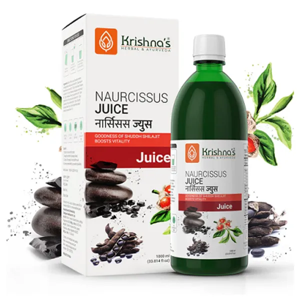 Krishna's Herbal & Ayurveda Naurcissus Juice for Fatigue