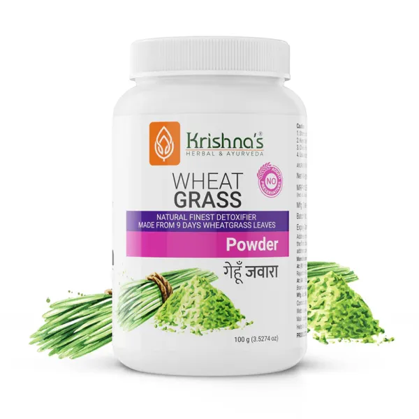 Krishna's Herbal & Ayurveda Wheatgrass Powder