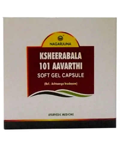Nagarjuna Ksheerabala 101 Avarthi Soft Gel Capsule