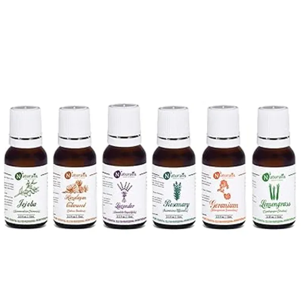 Naturalis Hair Care (Jojoba Oil, Cedarwood Oil, Lavender Oil, Rosemary Oil, Geranium Oil, Lemongrass Oil)