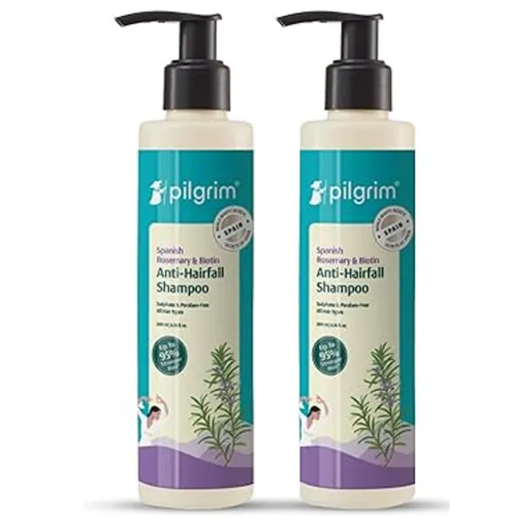 Pilgrim Spanish Rosemary & Biotin Anti-Hairfall Shampoo and Conditioner (200ml x 2)