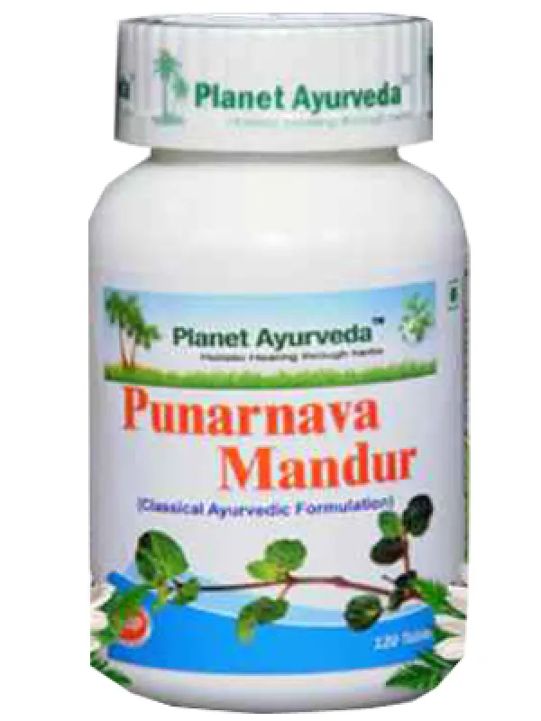 Planet Ayurveda Punarnava Mandur Tablet