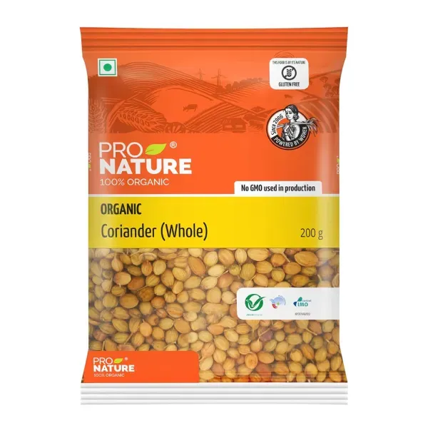 Pro Nature Organic Coriander Seeds Whole