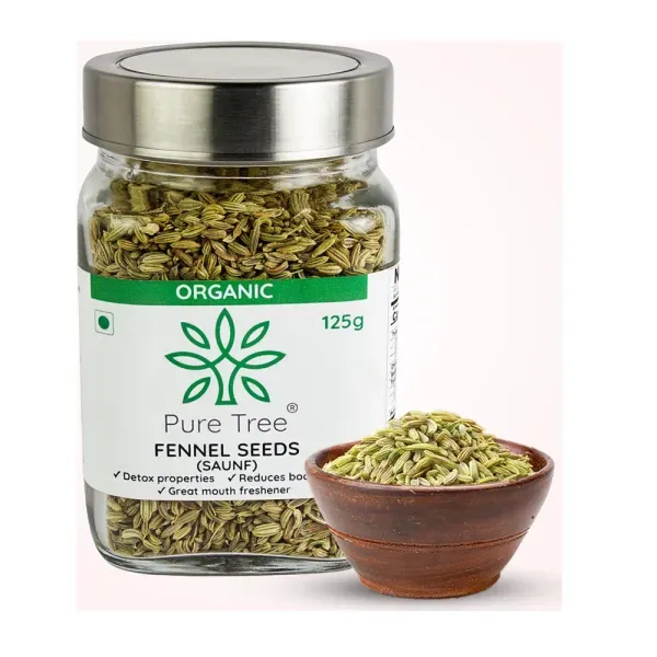 Pure Tree Certified Organic Fennel Seeds