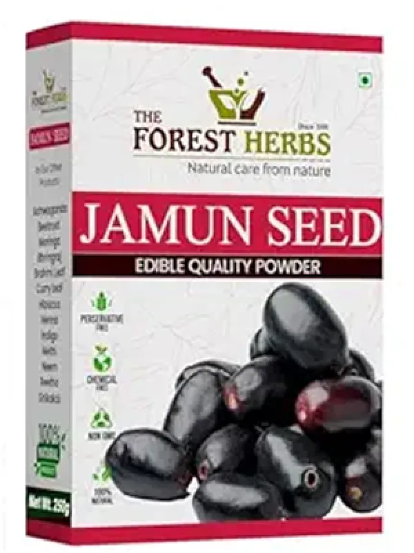 The Forest Herbs Natural Care From Nature Jamun Seed Powder for Diabetes - 250 gram