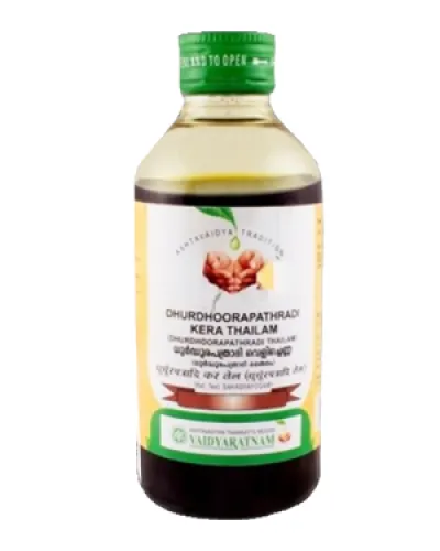 Vaidyaratnam Dhurdhoorapathradi Kera Thailam