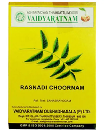 Vaidyaratnam Rasnadi Choornam