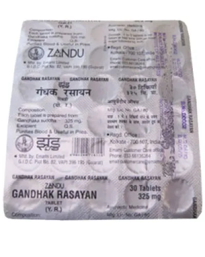 Zandu Gandhak Rasayan Tablets